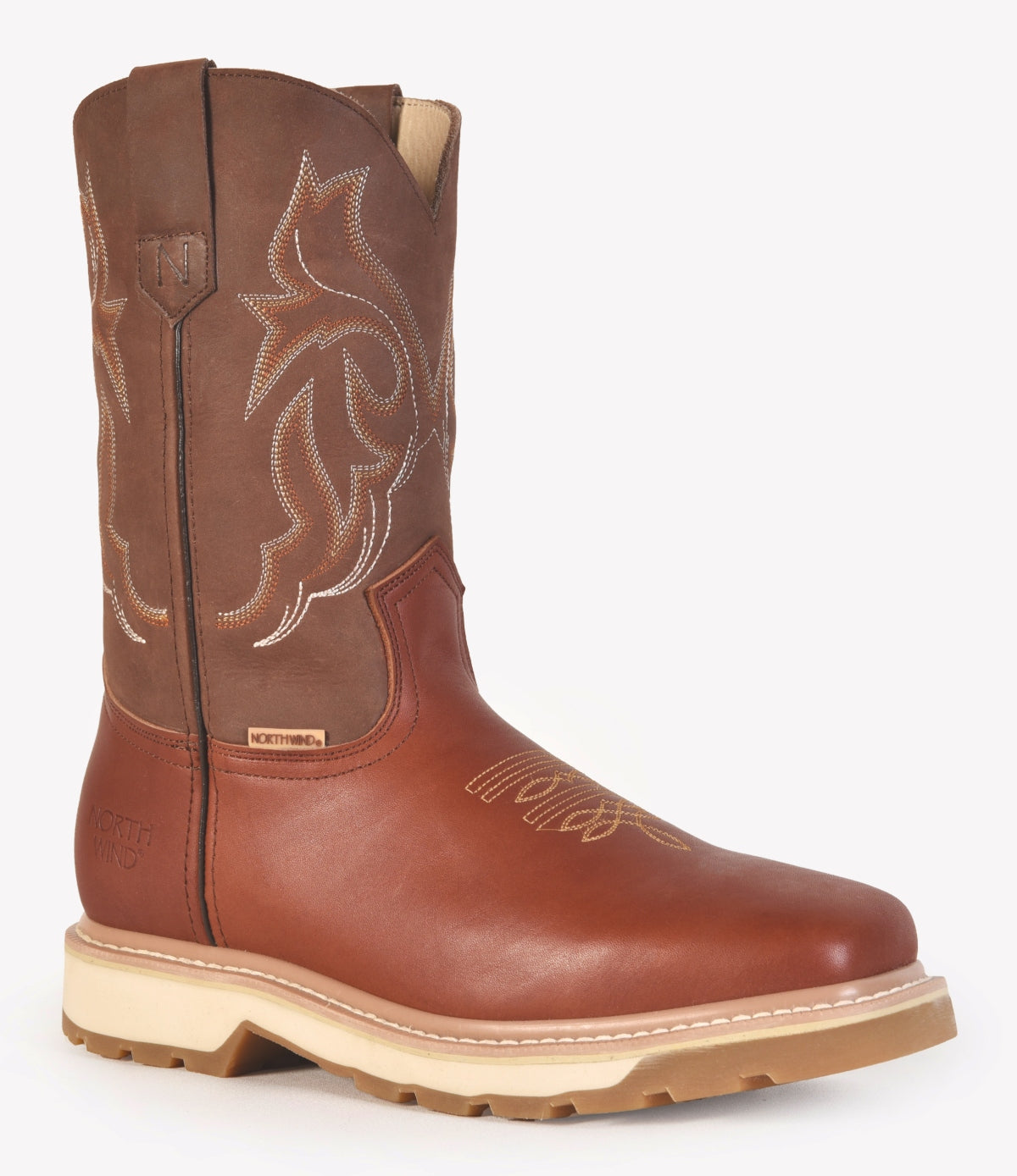 BOTA DE TRABAJO - TIPO RODEO - GOODYEAR WELT - SHEDRÓN CAFÉ GRASSO