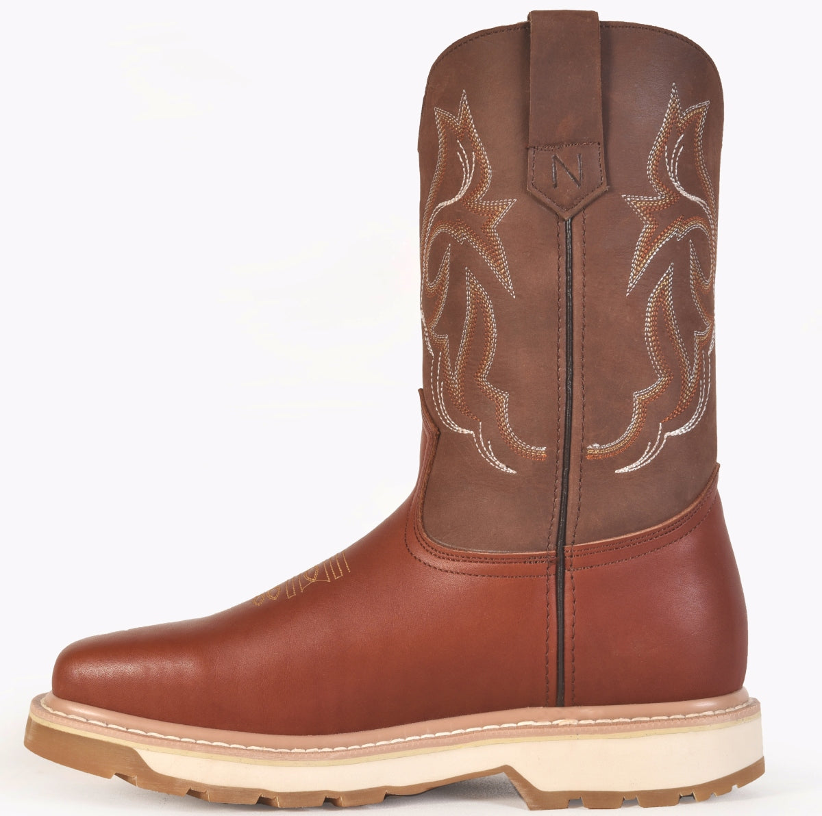 BOTA DE TRABAJO - TIPO RODEO - GOODYEAR WELT - SHEDRÓN CAFÉ GRASSO