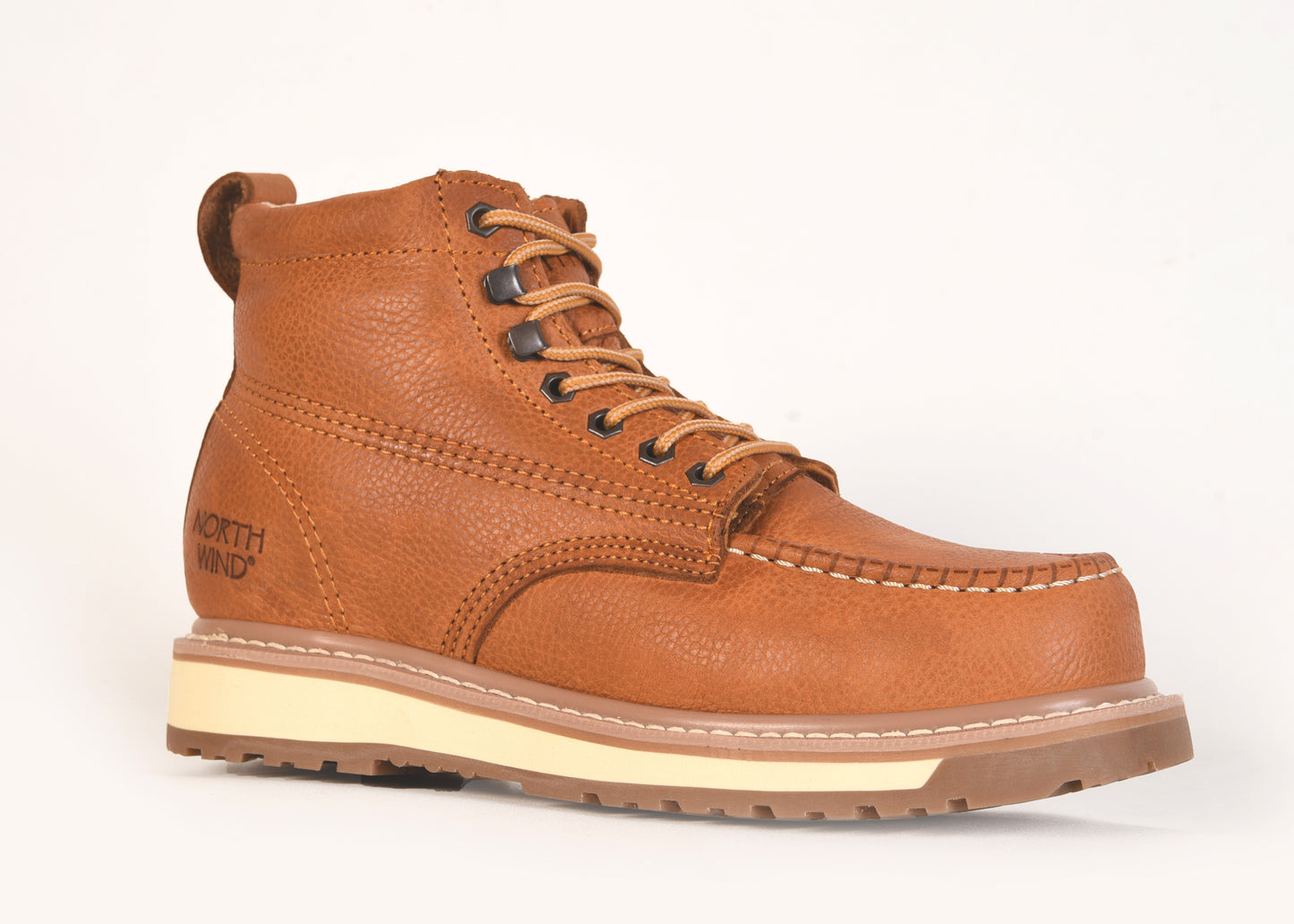 BOTA DE TRABAJO - 100% PIEL - MOC TOE - GOODYEAR WELT