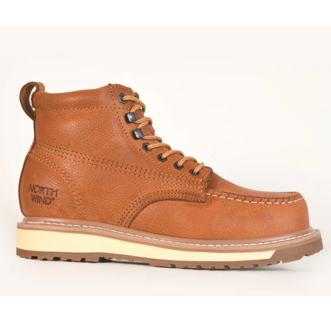 BOTA DE TRABAJO MOC TOE 100% PIEL COSIDO GOODYEAR WELT