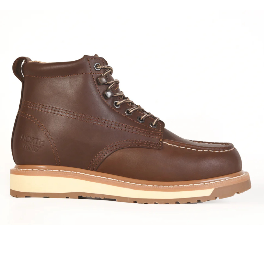 BOTA DE TRABAJO MOC TOE 100% PIEL COSIDO GOODYEAR WELT