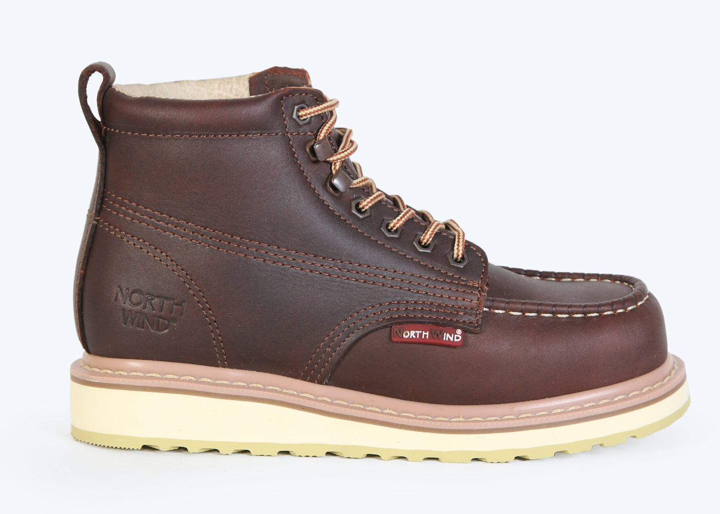 BOTA DE TRABAJO 100% PIEL MOC TOE COSIDO GOODYEAR WELT - YIP