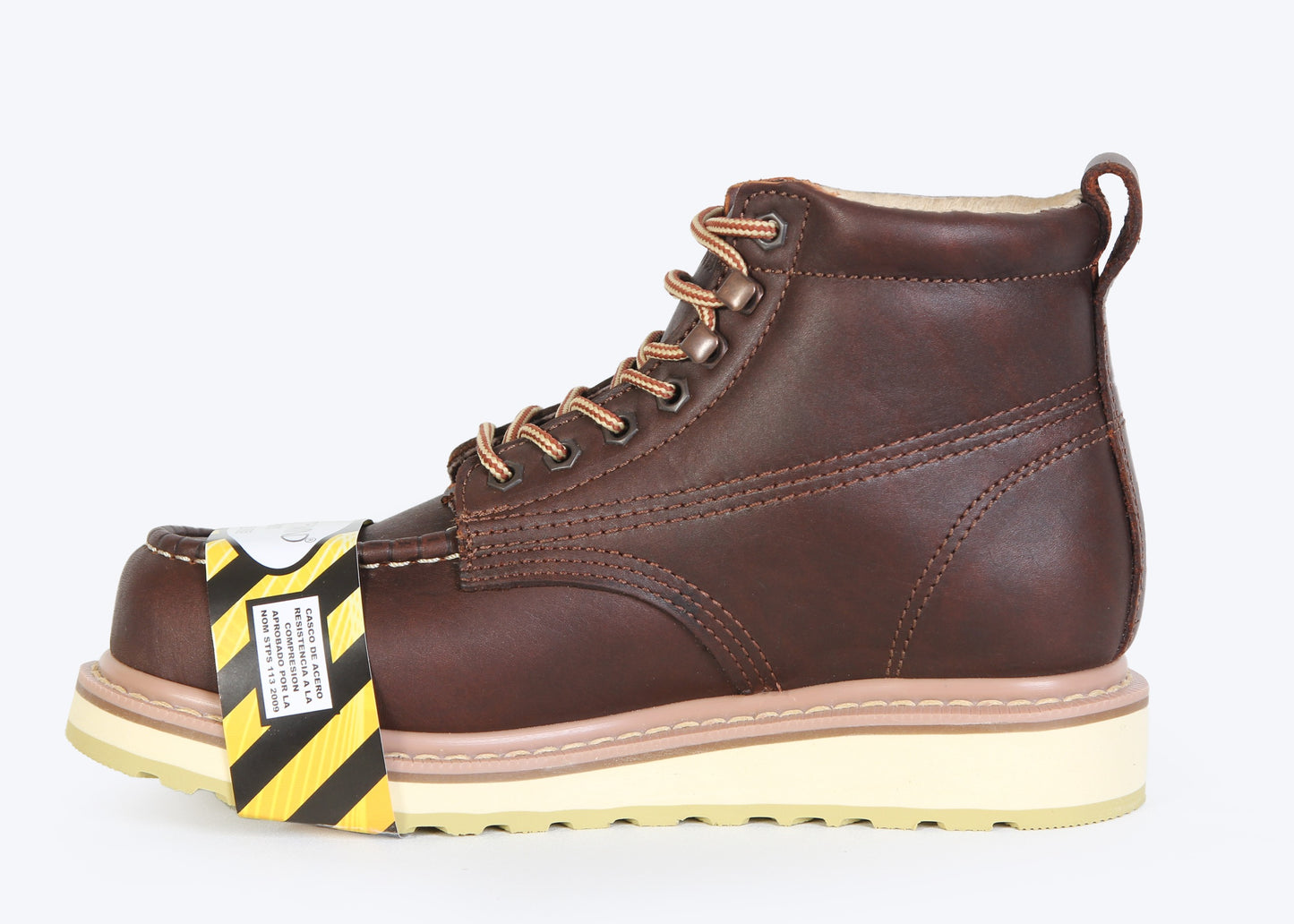 BOTA DE TRABAJO CON CASCO DE ACERO GOODYEAR WELT 100% PIEL