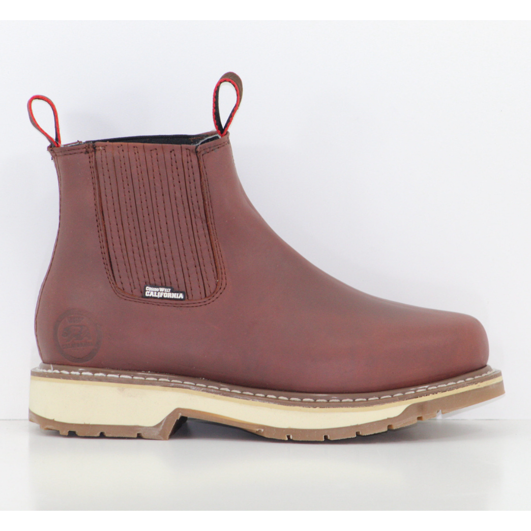 BOTÍN CHATO DE TRABAJO COSIDO WELT SUELA DOBLE DENSIDAD