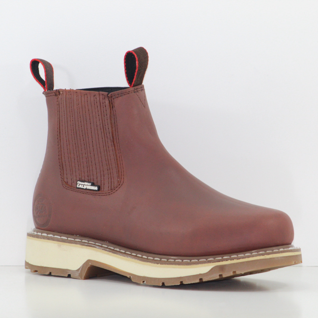 BOTÍN CHATO DE TRABAJO COSIDO WELT SUELA DOBLE DENSIDAD