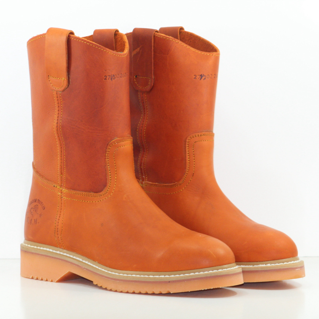 Bota para uso industrial color miel 
