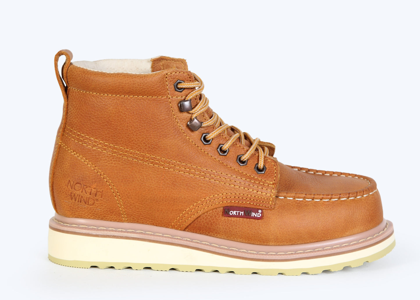 BOTA DE TRABAJO 100% PIEL MOC TOE COSIDO GOODYEAR WELT - YIP