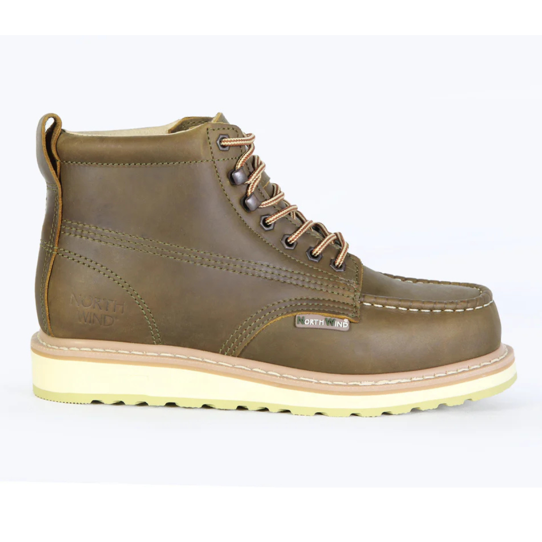 BOTA DE TRABAJO 100% PIEL MOC TOE COSIDO GOODYEAR WELT - YIP