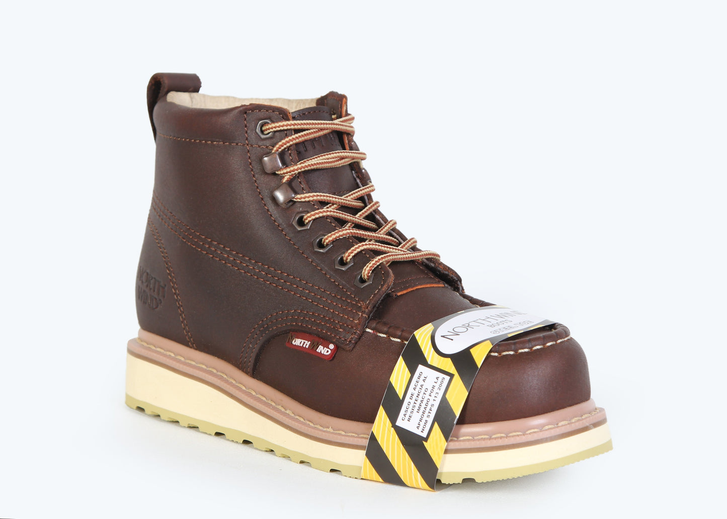 BOTA DE TRABAJO CON CASCO DE ACERO GOODYEAR WELT 100% PIEL