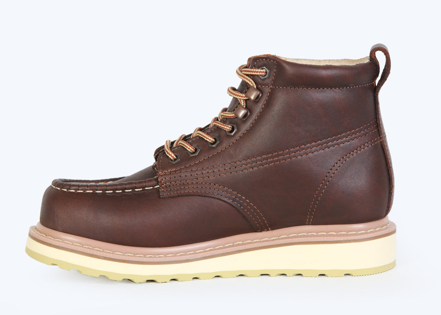 BOTA DE TRABAJO 100% PIEL MOC TOE COSIDO GOODYEAR WELT - YIP