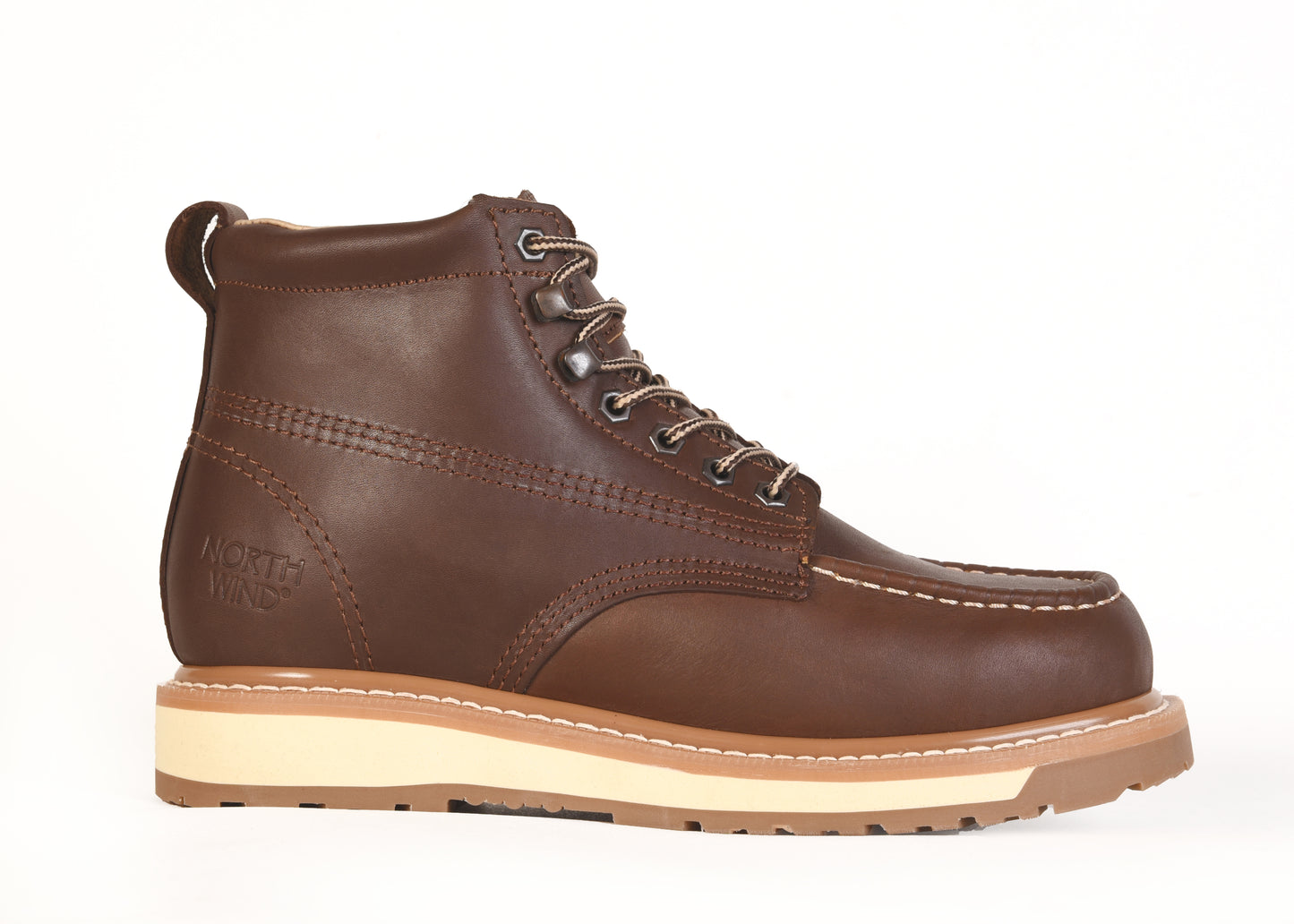 BOTA DE TRABAJO - 100% PIEL - MOC TOE - GOODYEAR WELT