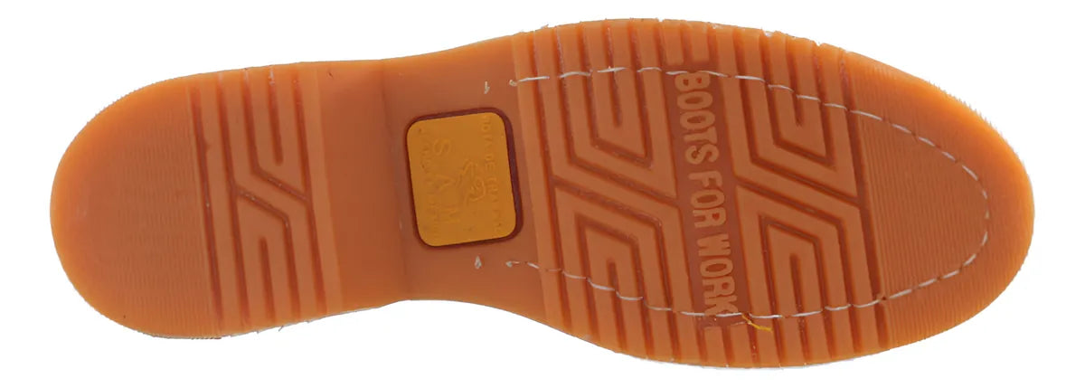 Bota Marca SAM De Trabajo Cosido Welt De Piel Y Uso Rudo Suela Hule