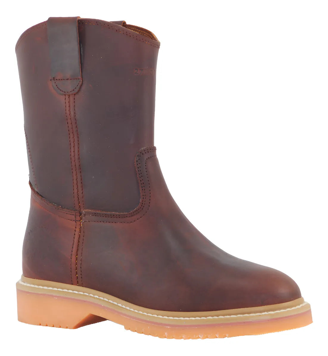 Bota Marca SAM De Trabajo Cosido Welt De Piel Y Uso Rudo Suela Hule