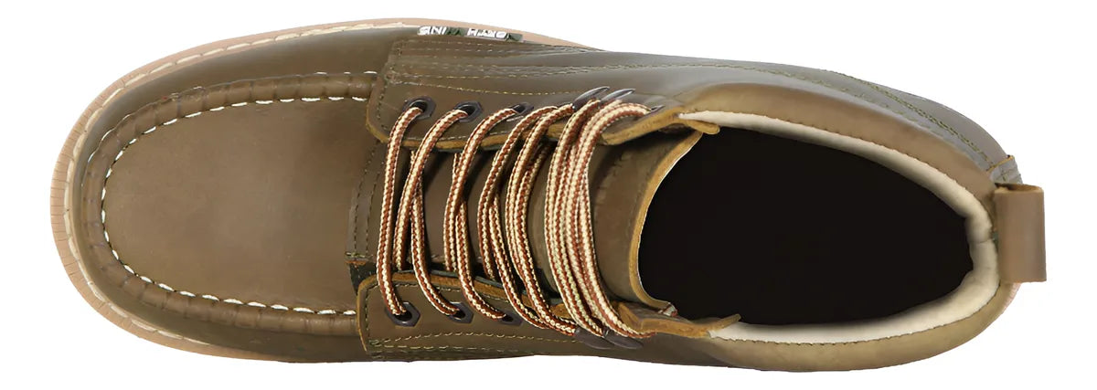 BOTA DE TRABAJO MOC TOE 100% PIEL COSIDO GOODYEAR WELT