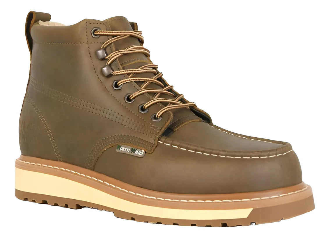BOTA DE TRABAJO MOC TOE 100% PIEL COSIDO GOODYEAR WELT