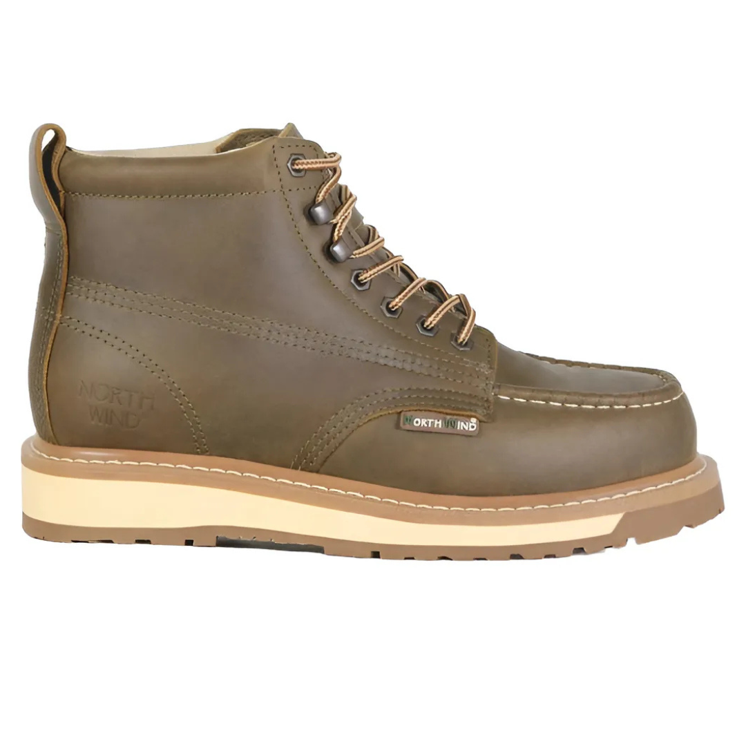 BOTA DE TRABAJO MOC TOE 100% PIEL COSIDO GOODYEAR WELT
