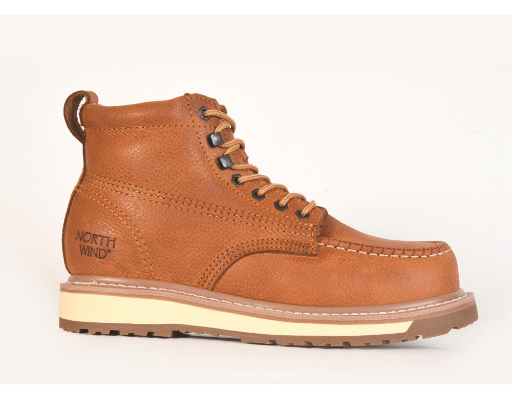 BOTA DE TRABAJO - 100% PIEL - MOC TOE - GOODYEAR WELT