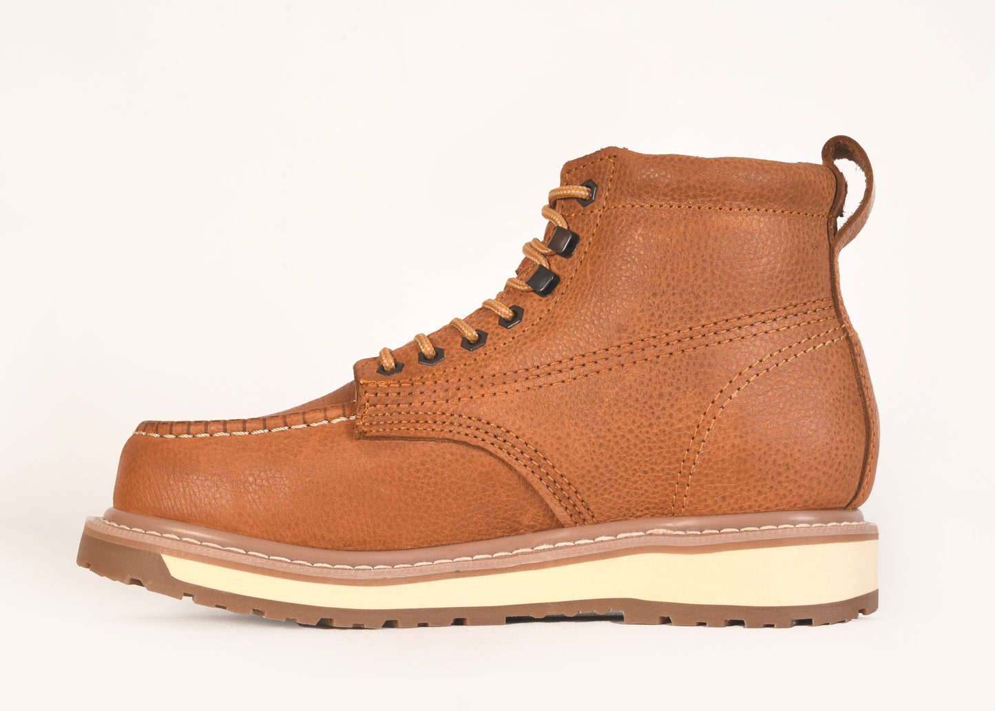 BOTA DE TRABAJO - 100% PIEL - MOC TOE - GOODYEAR WELT