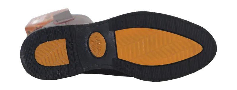 Bota Marca Azteca De Trabajo Con Cosido Welt Y Piel Genuina - Roble