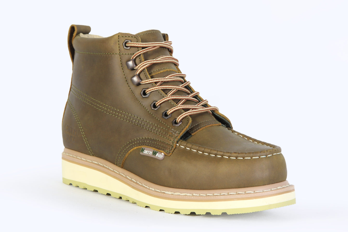 BOTA DE TRABAJO 100% PIEL MOC TOE COSIDO GOODYEAR WELT - YIP