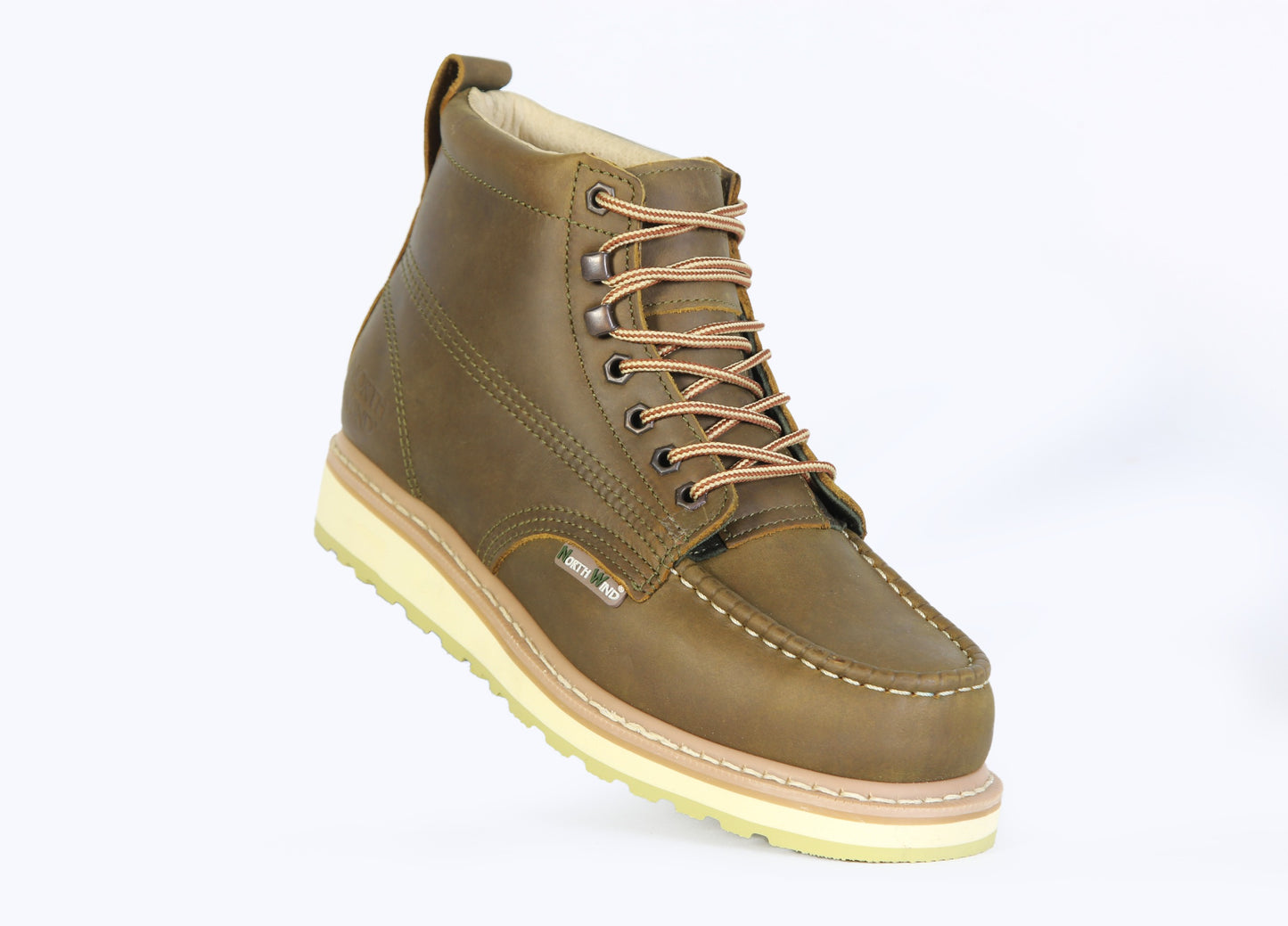 BOTA DE TRABAJO 100% PIEL MOC TOE COSIDO GOODYEAR WELT - YIP