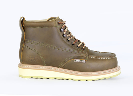 BOTA DE TRABAJO 100% PIEL MOC TOE COSIDO GOODYEAR WELT - YIP