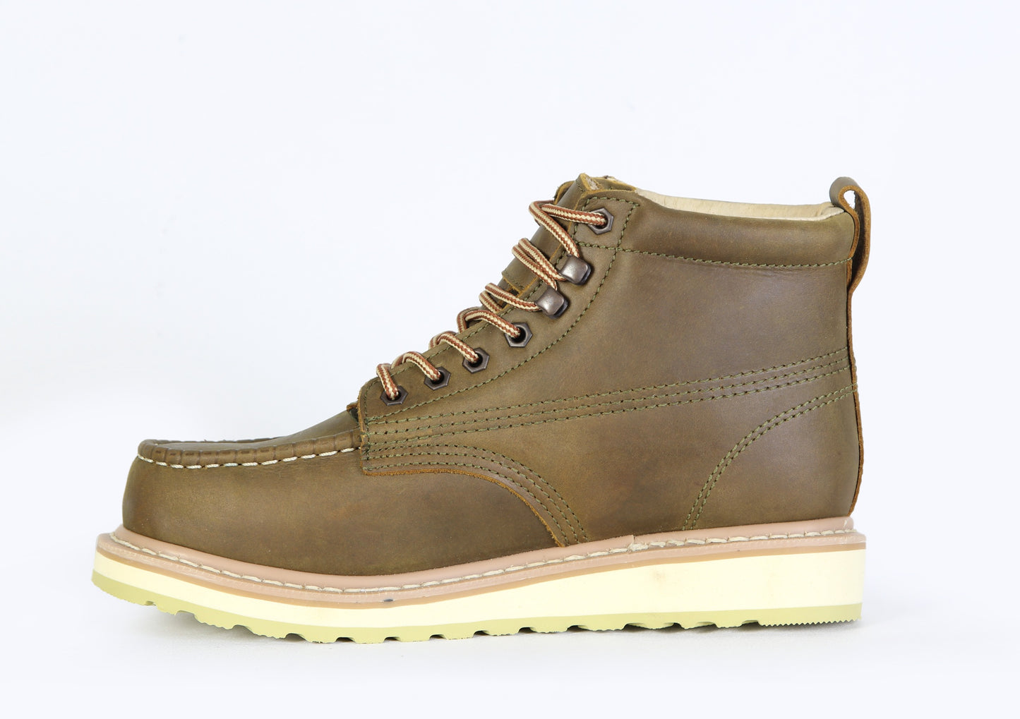 BOTA DE TRABAJO 100% PIEL MOC TOE COSIDO GOODYEAR WELT - YIP