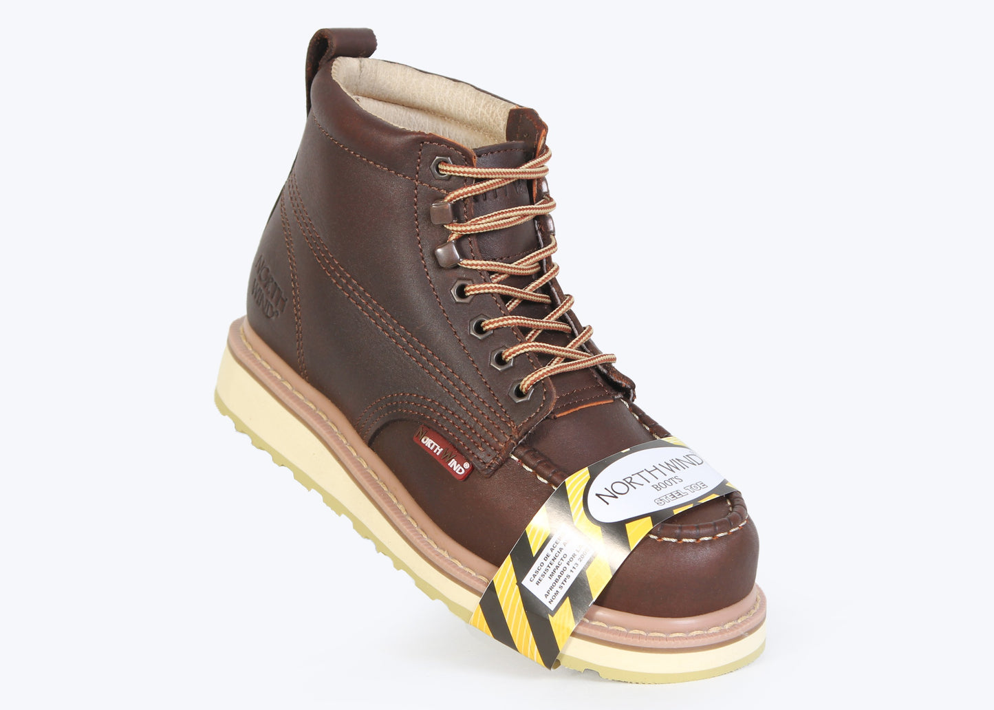 BOTA DE TRABAJO CON CASCO DE ACERO GOODYEAR WELT 100% PIEL