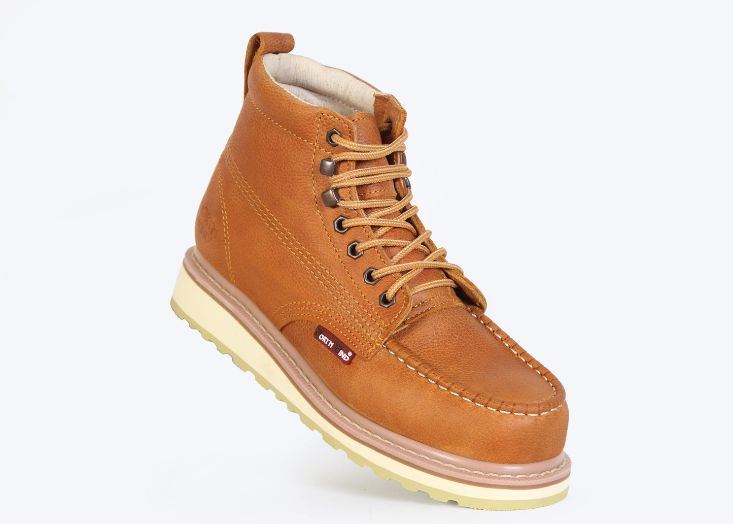 BOTA DE TRABAJO 100% PIEL MOC TOE COSIDO GOODYEAR WELT - YIP