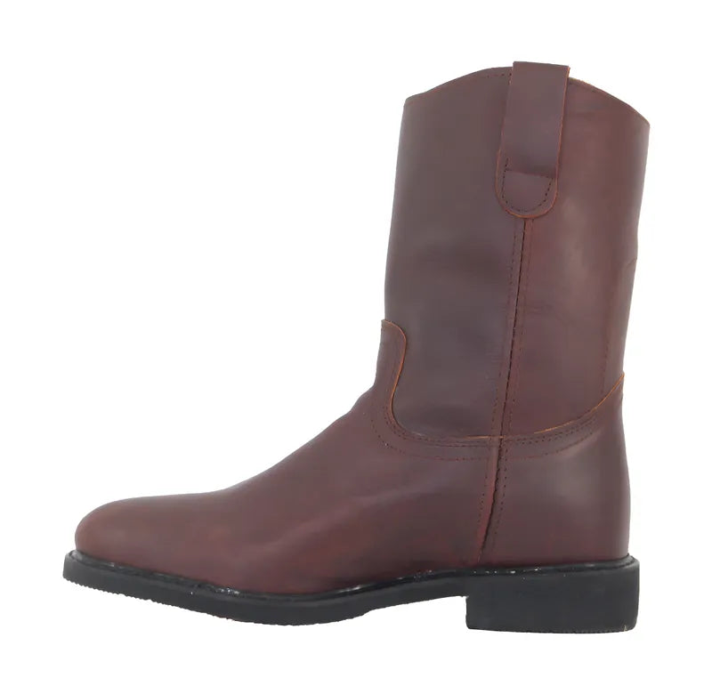 Bota Marca Azteca De Trabajo Con Cosido Welt Y Piel Genuina - Roble