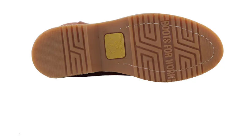 Bota Marca SAM De Trabajo Cosido Welt De Piel Y Uso Rudo Suela Hule