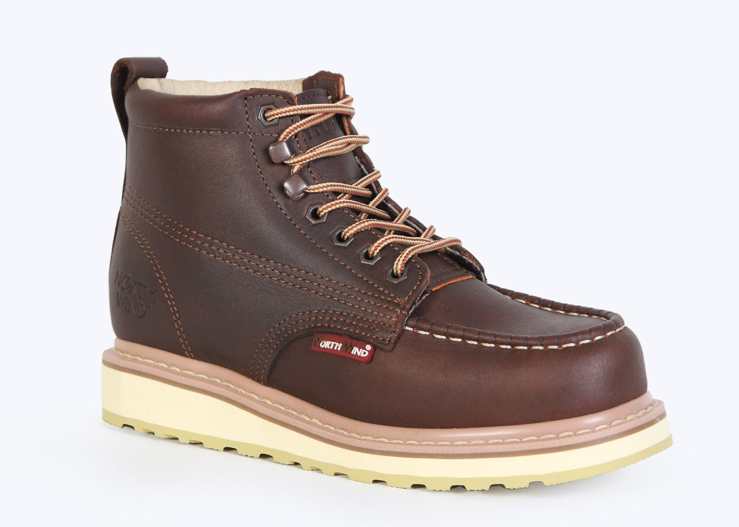 BOTA DE TRABAJO 100% PIEL MOC TOE COSIDO GOODYEAR WELT - YIP